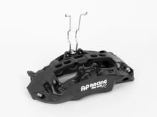 AP Racing CP9668 Radi-CAL with fast-change spring clip bridge installed