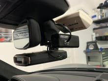 M1 mounted to Blendmount with a Mirror Tap for power.