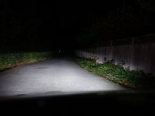 New OPT7 LED low beams. These are supposed to be 3500 lumens each. The color temperature is 5000 or 6000 K (white). I don't detect any blue tint.