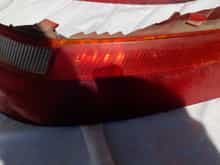 Painted tail lights