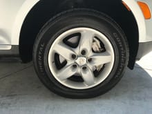 This wheel has scratch but it can be fixed for $50 by wheel repair tech.
