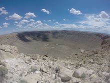 Meteor Crator east of Flagstaff, AZ