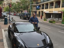 Took in the sights in Monaco.  
Saw another CR GT4 while I was there.