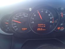 Hit 50000 miles almost at the Okla/Texas line...Route 66