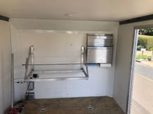 Tire storage rack and utility cabinet