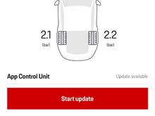 App Control Unit impossible to start update 
