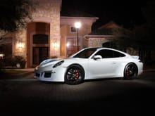 My first light painting of my car in front of my apt complex. 