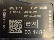 It appears that the manufacturing date of the failed module can be found in "110317" which would translate to March 3rd, 2011. That's about right since the CTT was built in April 2011.