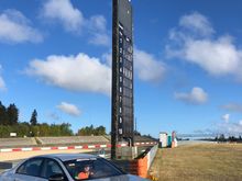 We got to drive these AMG's - it is part of the course.