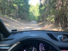 An example of the roads that the Macan handles with ease.