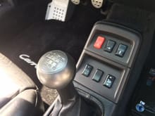 Recovered shifter and new center console plus buttons. Pedals are a must. 