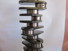 993 Crankshaft on stand (RS Lightweight flywheel)