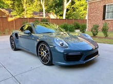 991.2 Turbo S...Graphite Blue Metallic/Black/Blue stitching.....