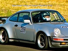1975 911 wide body  Tracking Oregon Raceway Park