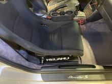 Seat base view (custom stock/Recaro parts)