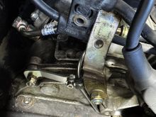 New hard line routed with bracket 