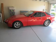 Here's my 1985.5 Porsche 944 na Shortly after I bought it.  It had around 55,000 miles on the odometer at the time.