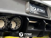 Brabus Tailpipes integrated into the carbon rear diffuser