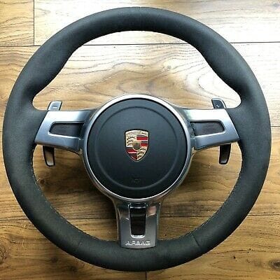 Steering/Suspension - 991/997 pdk steering wheel. Alcantara - Used - 2005 to 2019 Porsche 911 - Bellmore, NY 11710, United States