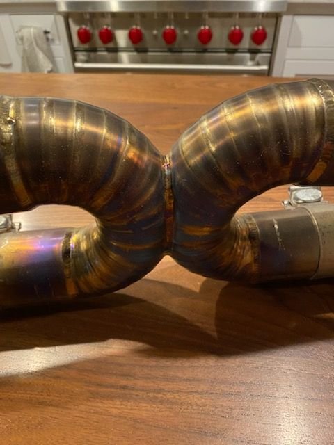 Engine - Exhaust - Porsche 996 TT & GT2 Titanium X Pipe Exhaust - Used - 2001 to 2005 Porsche 911 - Pewaukee, WI 53072, United States