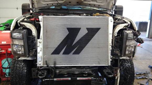 Mishimoto radiator (did the same mod to my 6.0L)