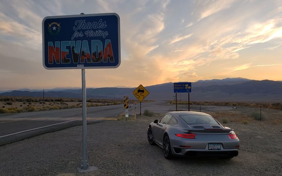 Nevada - California border
  