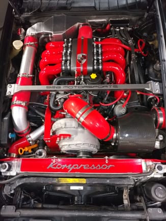 Engine Setup with Stage 2 928MS Powerdyne supercharger