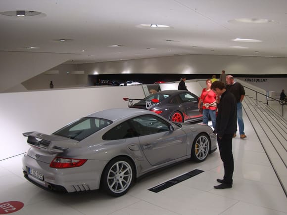 Visiting the Stuttgart location in 2010 and a coworker capturing my daydreaming of owning a GT2