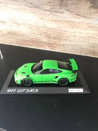 Not my voodoo Gt4 but a lizard green RS.  Had to see the color first before finalizing my order.

It looks awesome.