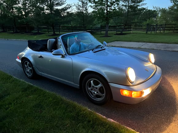 Let a friend see what this air cooled 911 thing is about.