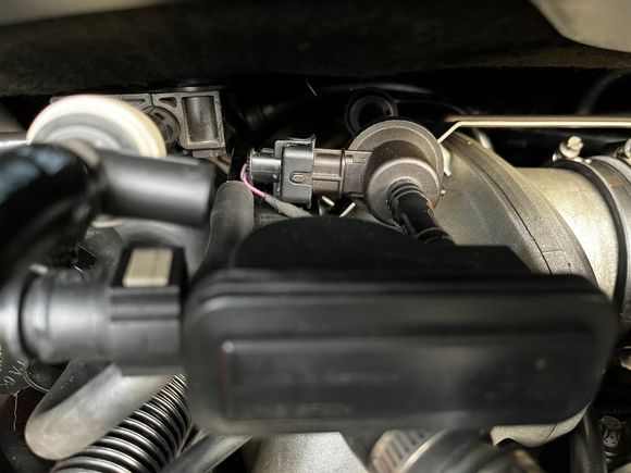 The other plug threaded along with the loose plug. 