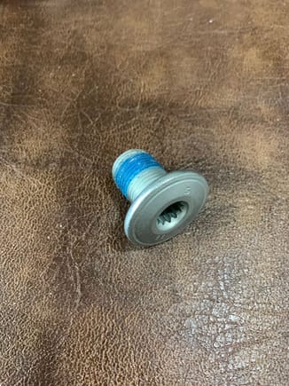 Intended for single use (blue thread locker)