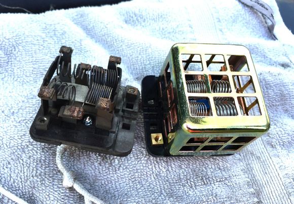 old and new resistor pack