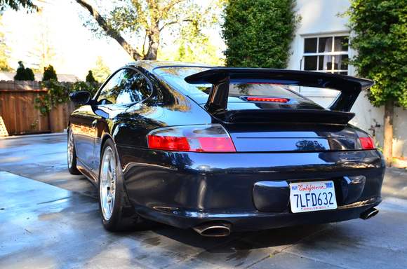 Best view of the car is from the rear quarter