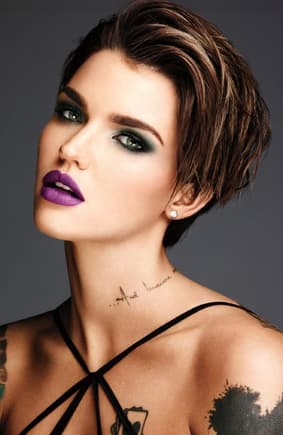 Girl in the pic is actress and model Ruby Rose from John Wick 2