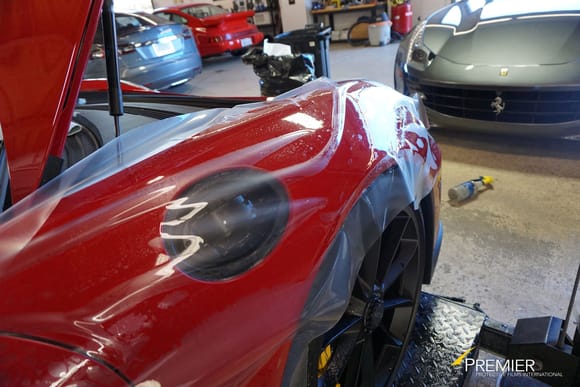 Full front fenders custom installation for the most seamless application possible.