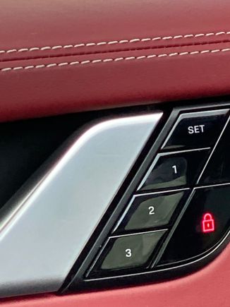 Door memory buttons for the Driver’s seat — 

