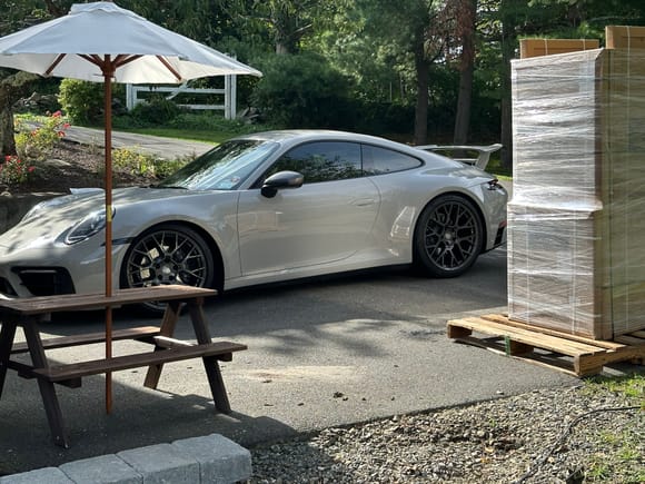 Kw has springs for the 992 and some shelving for the 992 garage 