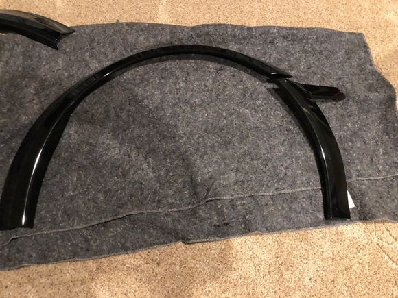 OEM GT3 Cup flares passenger side basalt black