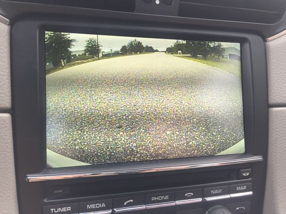 2013 Porsche 911 Carrera Coupe, NAV-TV Front / Rear Camera Interface, Audiovox Front-View Camera, and Audiovox Rear-View Camera