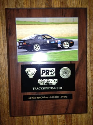 Car has raced PCA SP3, NASA GTS3, SCCA SP3 and ITX.  It holds the SCCA track record at Road Atlanta for both SP3 and ITX. 