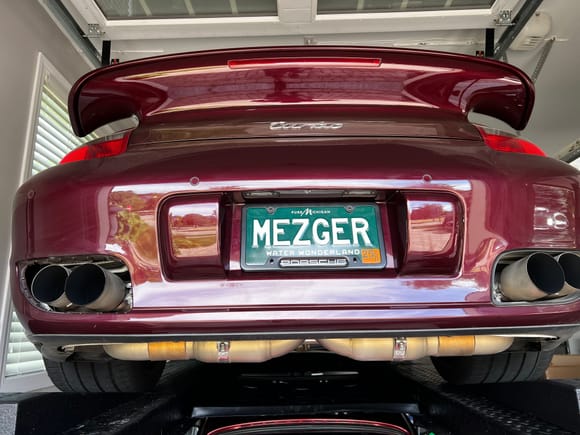 Too subtle? 😂 Never had a personalized plate before, but couldn’t resist with the new green plates in MI.  A nod to the engine engineer and Porschephiles. 