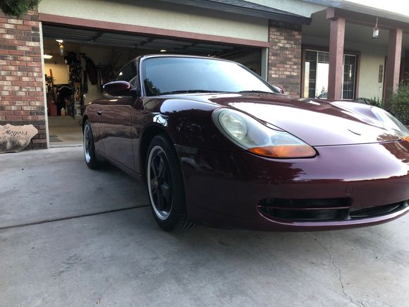 Respray on the front bumper