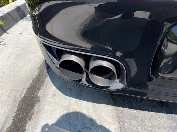 2012 911 Turbo S exhaust