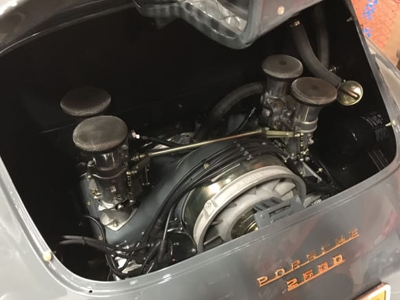 Ed Pink hot rodded engine in outlaw 356C