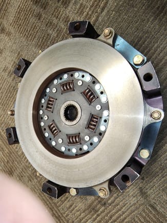 Intermediate plate of clutch, after 5,000 miles. Can barely tell the difference from brand new.