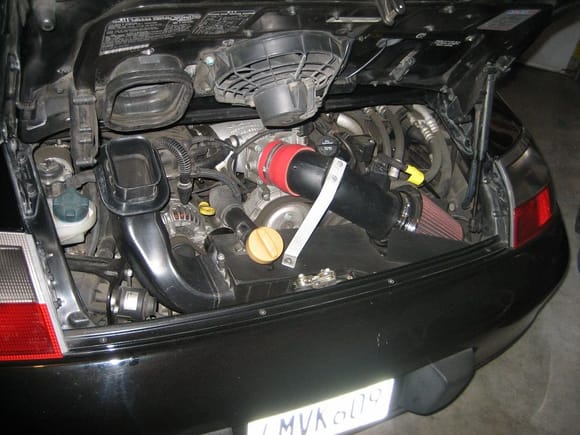 The 3.4L engine with the Evolution series 1 Cold Air Intake