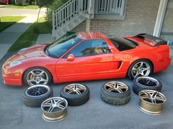 old wheel collection