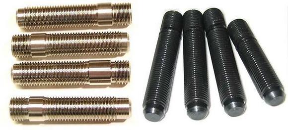 We have studs in various lengths and finishes.  Track-Studs.com