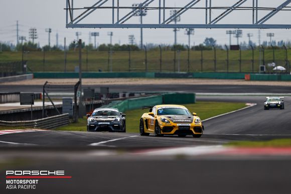 SilverRocket GT4RS testing on Shanghai F1 Circuit. 